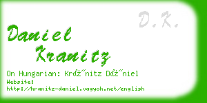daniel kranitz business card
